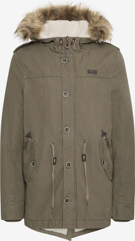 Parka invernale 'Pulsoor' di INDICODE JEANS in verde: frontale
