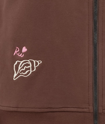 Ragwear Sweat jacket 'Parya' in Brown