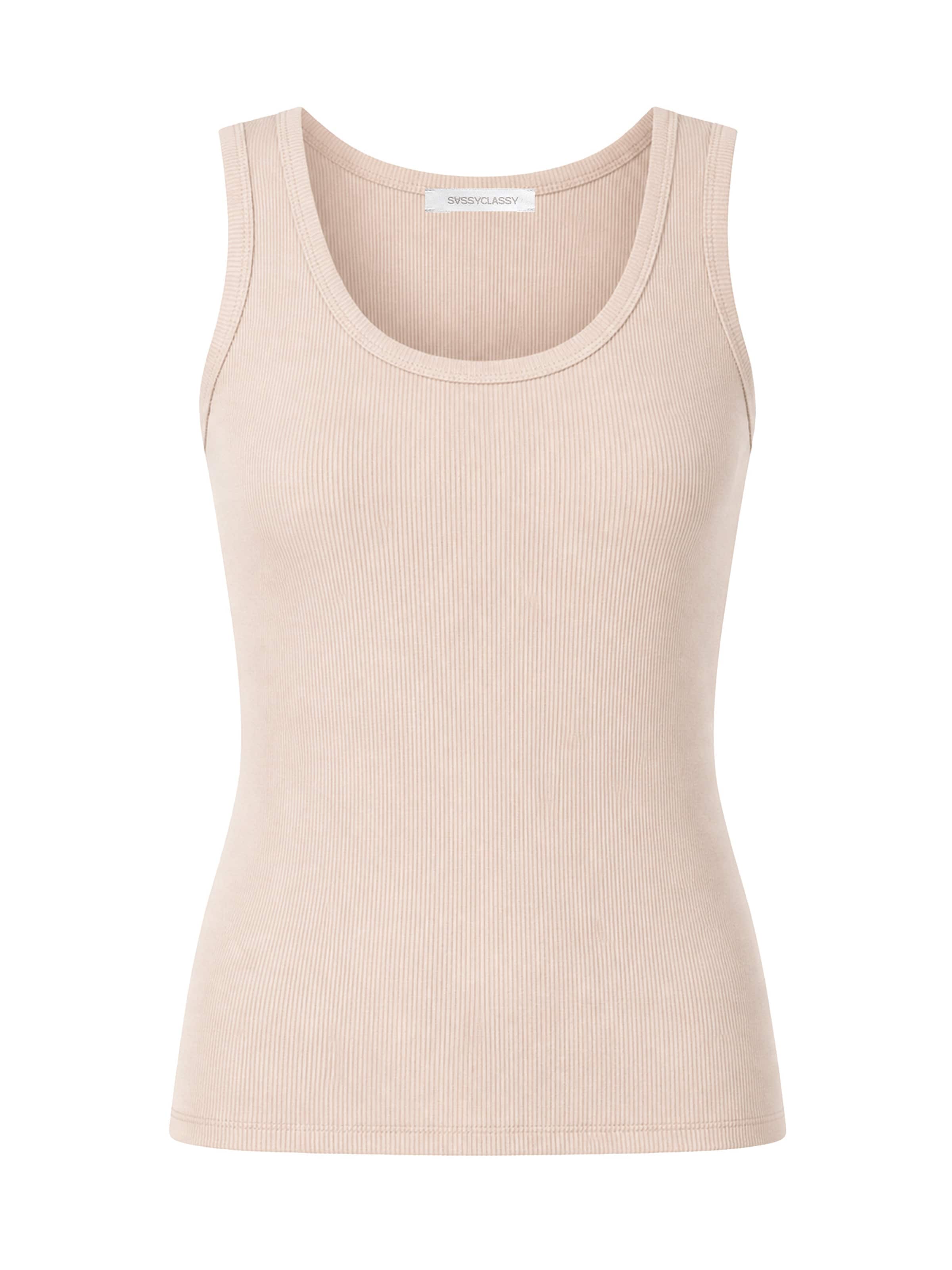 SASSYCLASSY Top‌ in Beige: Vorderseite