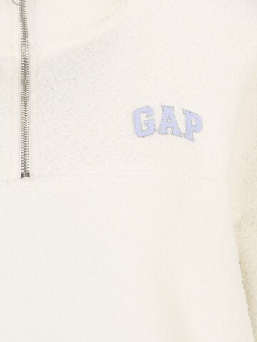 Bluză de molton de la Gap Tall pe alb