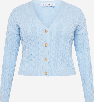 NU-IN Plus Strickjacke in hellblau, Produktansicht