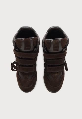 STEVE MADDEN Sneakers hoog 'Mavis' in Bruin