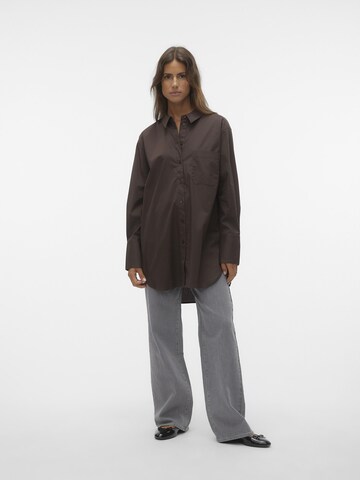 VERO MODA Blouse 'MATHILDE' in Brown