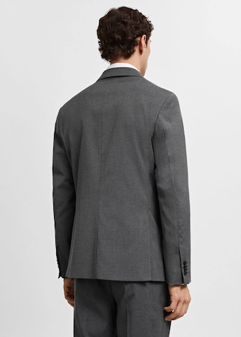 MANGO MAN Slim fit Suit Jacket 'Brasilia' in Grey