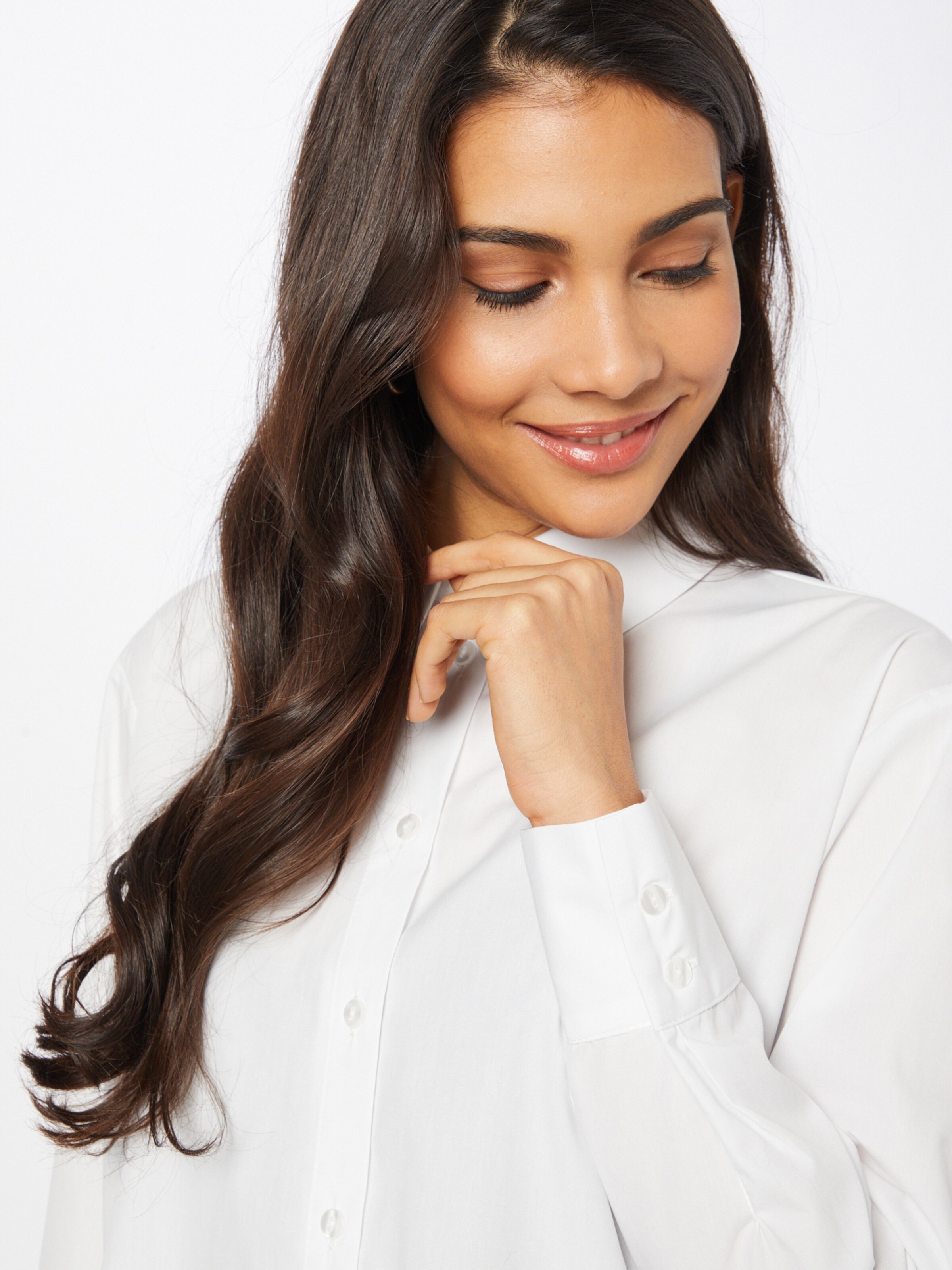 Frauen Große Größen River Island Bluse in Weiß - NV65498 Frauen Große Größen River Island Bluse in Weiß - NV65498