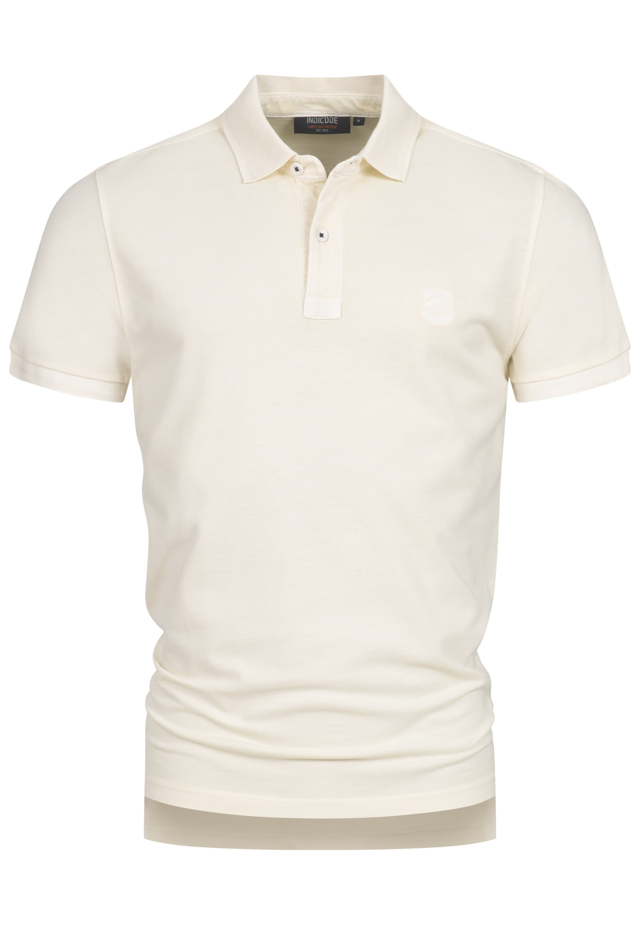 INDICODE JEANS Shirt 'Jorah' in Wit: voorkant