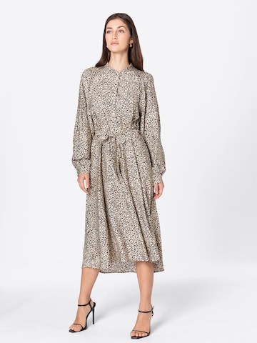 MSCH COPENHAGEN Košilové šaty 'Saloma Ladonna' – šedá: přední strana