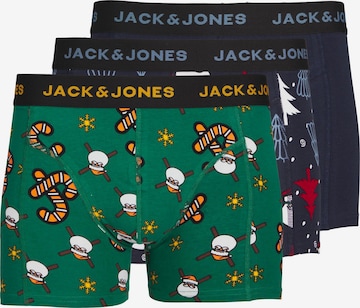 JACK & JONES Bokserki 'SWEET SANTA' w kolorze niebieski: przód