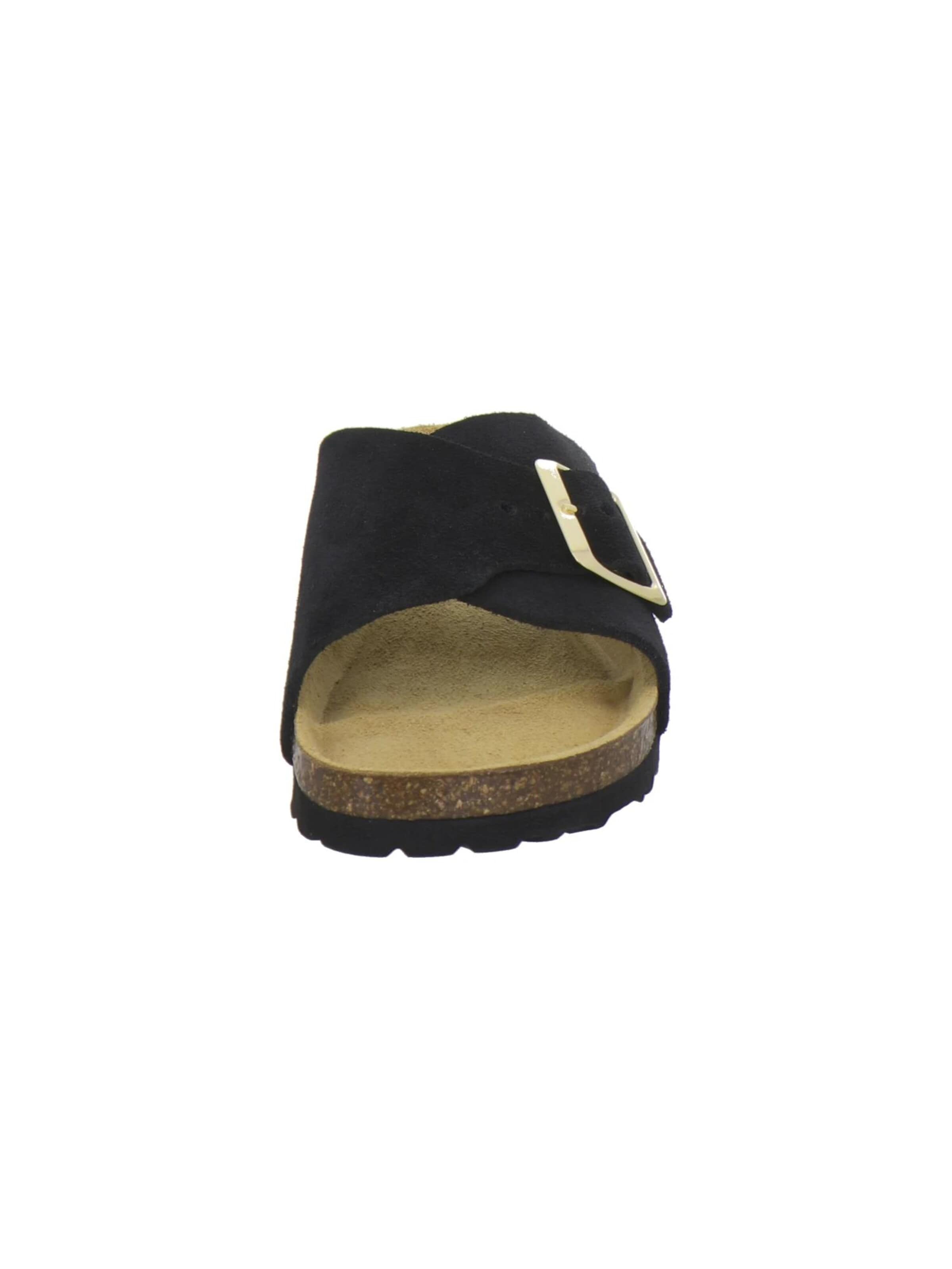 Sandales 'Sandalen Damen schwarz Veloursleder' AFS-Schuhe en noir