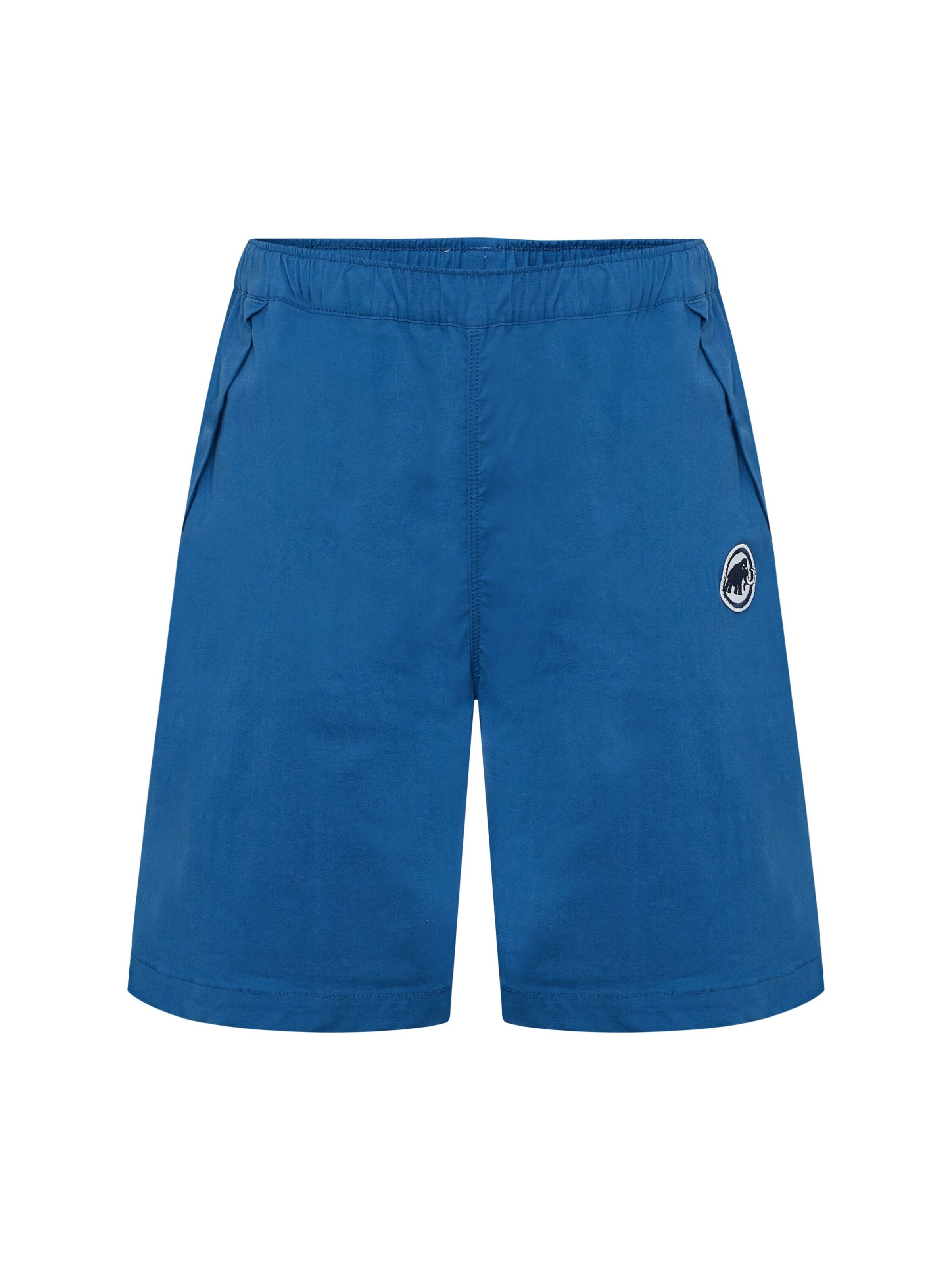 MAMMUT Regular Outdoor Pants 'Crag Climbing' in Blue: front