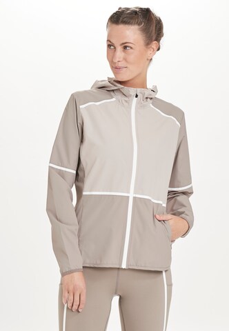 ENDURANCE Athletic Jacket 'Flothar' in Grey: front