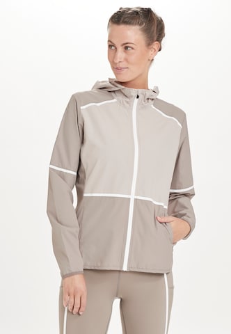 ENDURANCE Athletic Jacket 'Flothar' in Grey: front