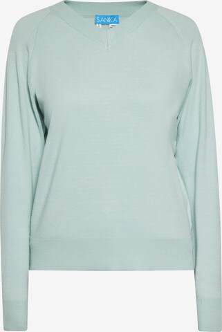 Pull-over SANIKA en vert : devant