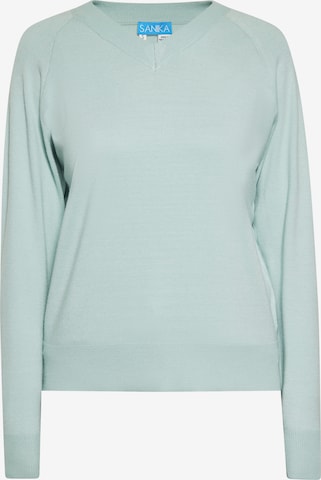 SANIKA Pullover in Grün: predná strana