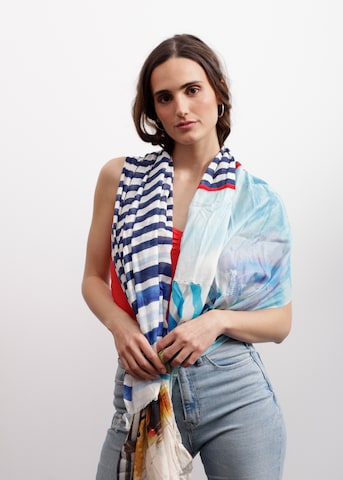 CODELLO Scarf in Blue: front