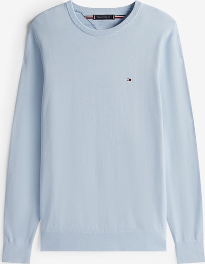 TOMMY HILFIGER Džemperis 'Essential', krāsa - tumši zils / debeszils / sarkans / balts, Preces skats