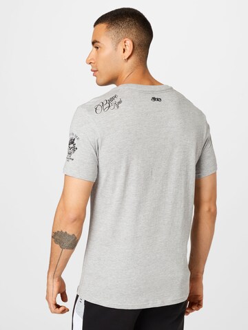 BRAVE SOUL T-Shirt 'BRANDO' in Grau
