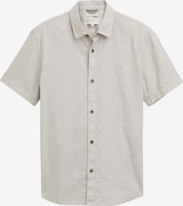 TOM TAILOR DENIM Overhemd in Beige: voorkant