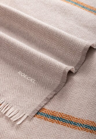 Roeckl Sjaal ' WOVEN HERINGBONE ' in Beige