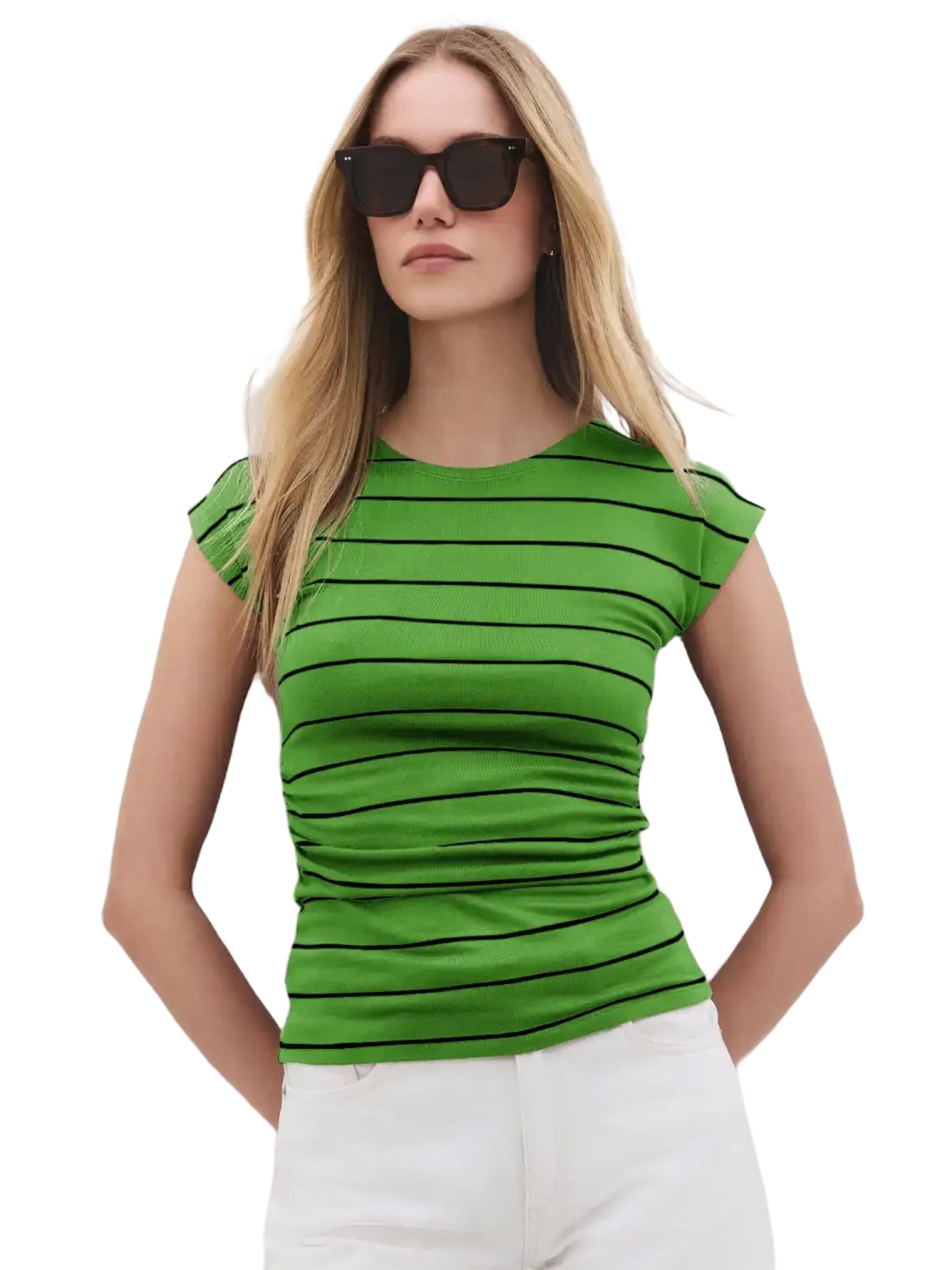 T-shirt No Matter What en vert : devant