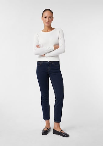 Coupe slim Jean COMMA en bleu : devant