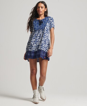 Superdry Summer Dress in Blue: front