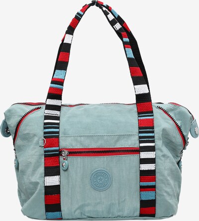 Mindesa Handtasche in blue denim / rot / schwarz / weiß, Produktansicht