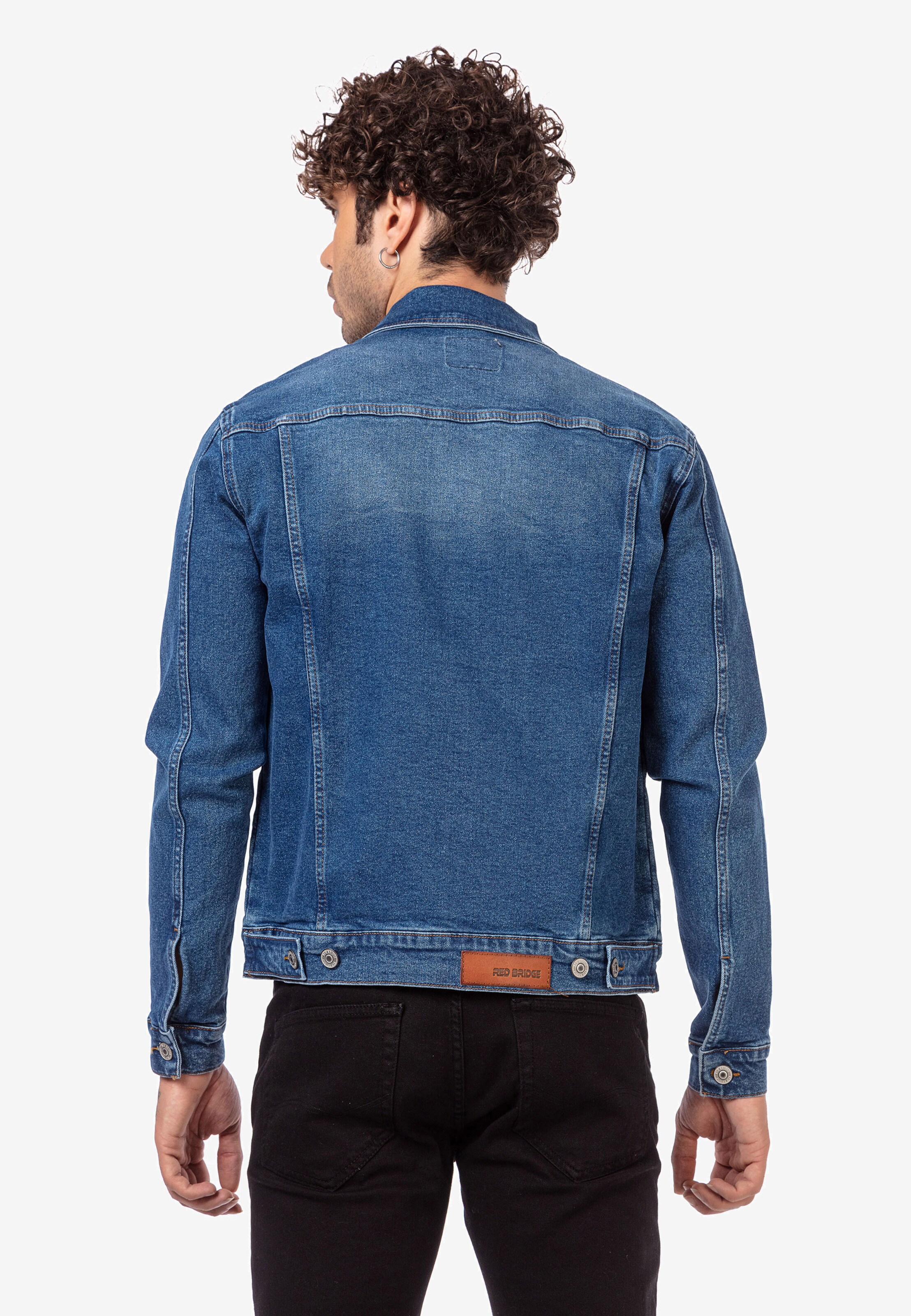 Männer Jacken Redbridge Jeansjacke 'Walton' in Himmelblau - SZ53593 Männer Jacken Redbridge Jeansjacke 'Walton' in Himmelblau - SZ53593