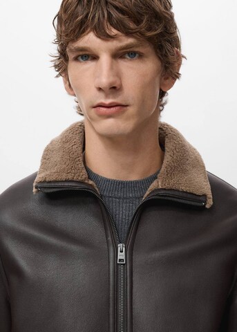 MANGO MAN Between-Season Jacket 'Barrow' in Brown