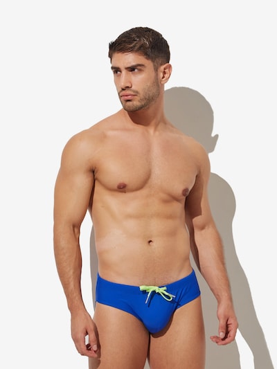 BIMONI Athletic Swim Trunks in S in Blue, Item view