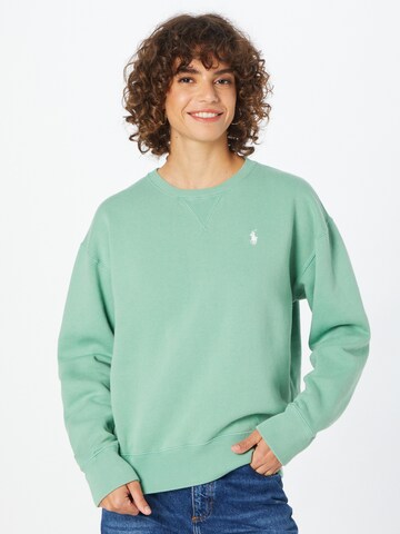 Polo Ralph Lauren - Sweatshirt em verde: frente