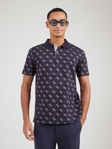 GUESS - Camiseta en azul: frente