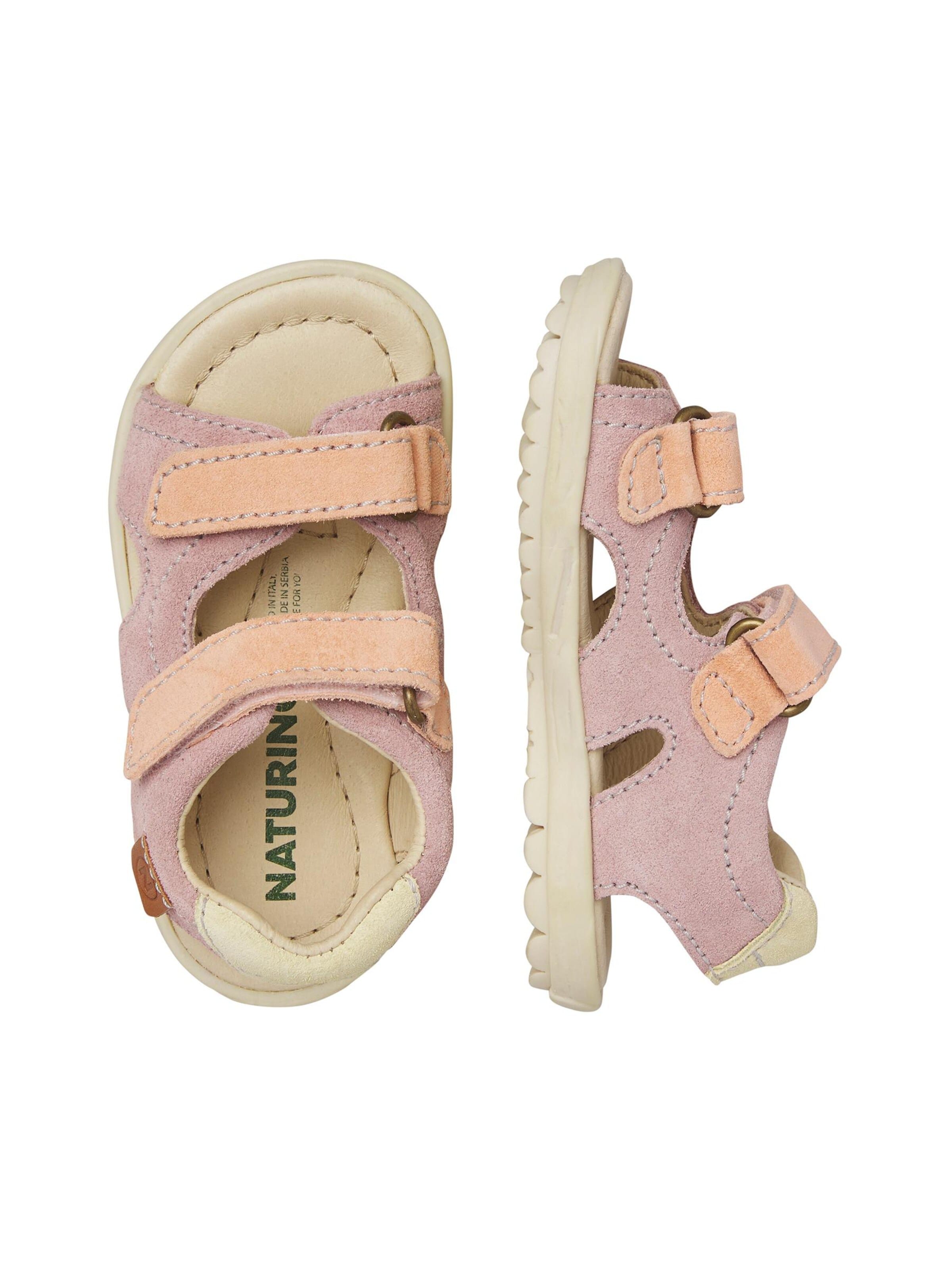 NATURINO Open schoenen 'SKY' in Roze