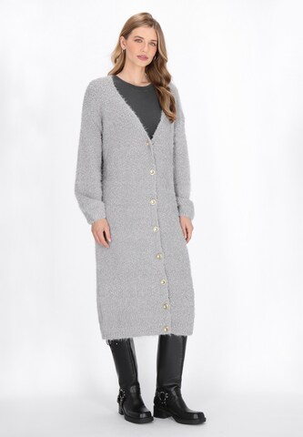 DreiMaster Vintage - Cárdigan en gris: frente