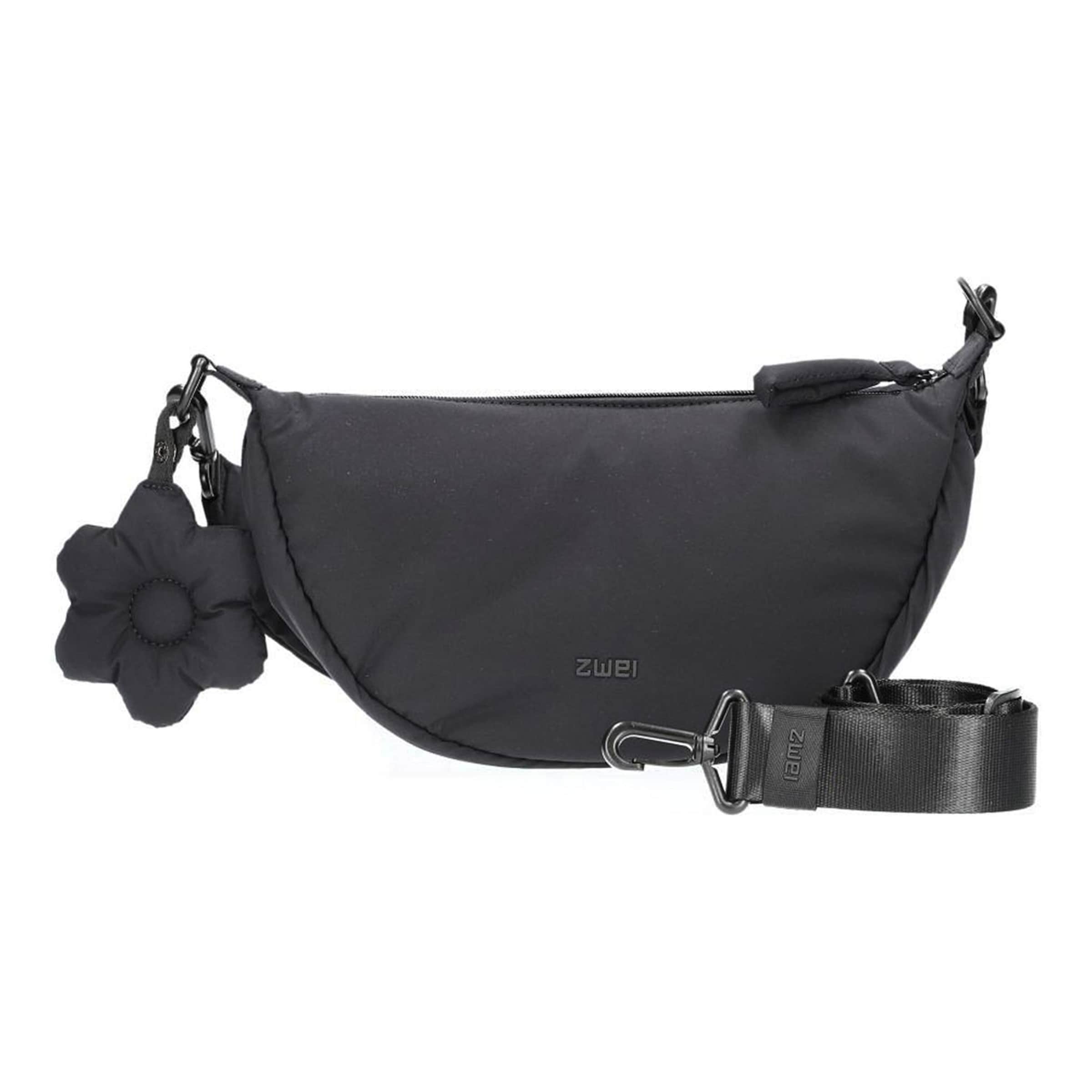 ZWEI Schoudertas 'Hannah' in Zwart: voorkant