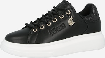 Just CavalliNiske tenisice 'FONDO URSA' - crna boja: prednji dio