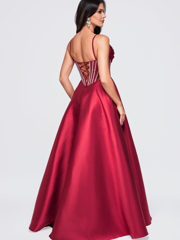 Ombre Evening dress in Red