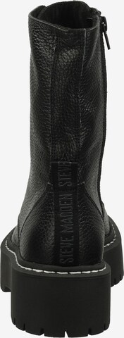 STEVE MADDEN Lace-Up Ankle Boots in Black