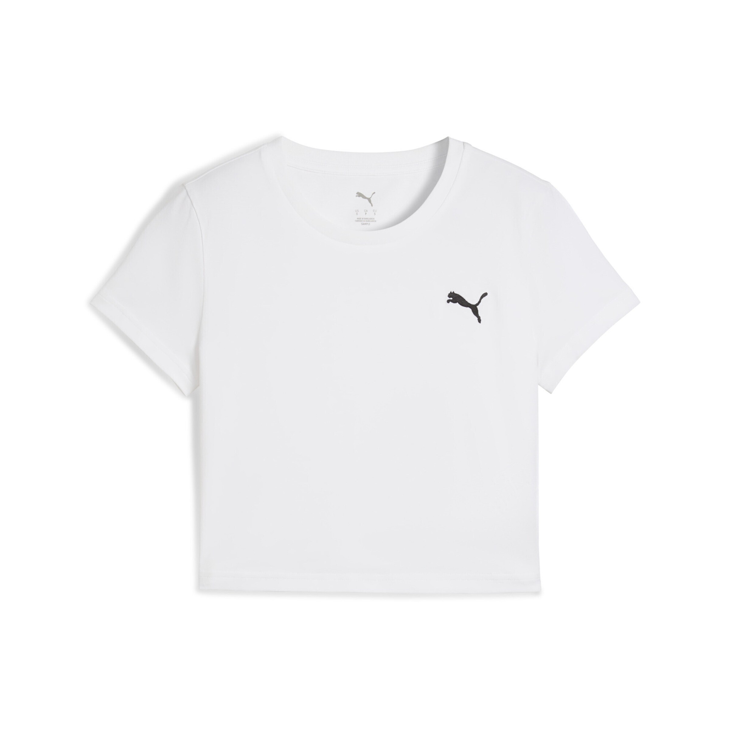 PUMA Shirt 'Wardrobe Ess' in Wit: voorkant
