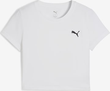 T-shirt 'Wardrobe Ess' PUMA en blanc : devant