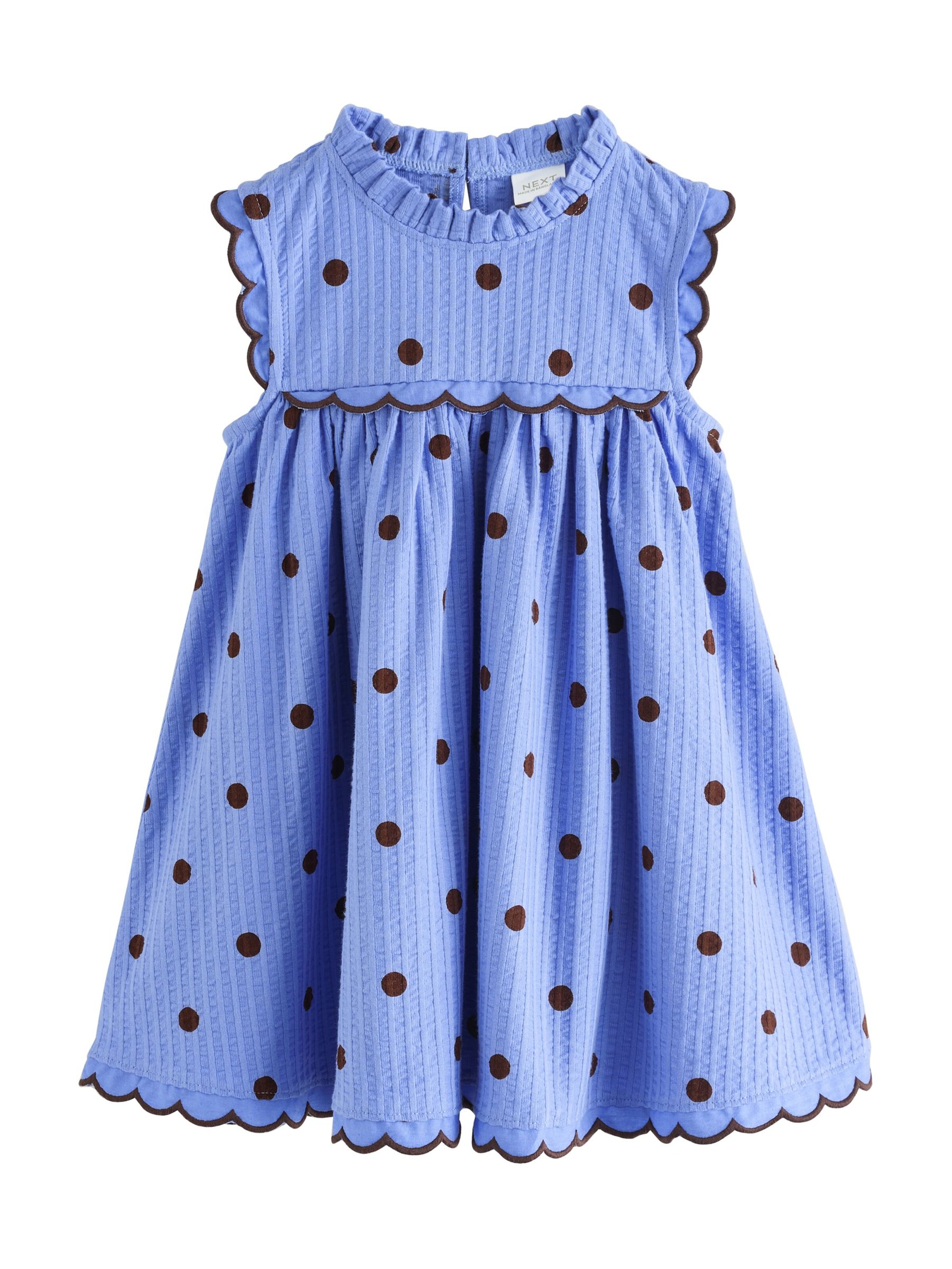 Next - Vestido em azul: frente