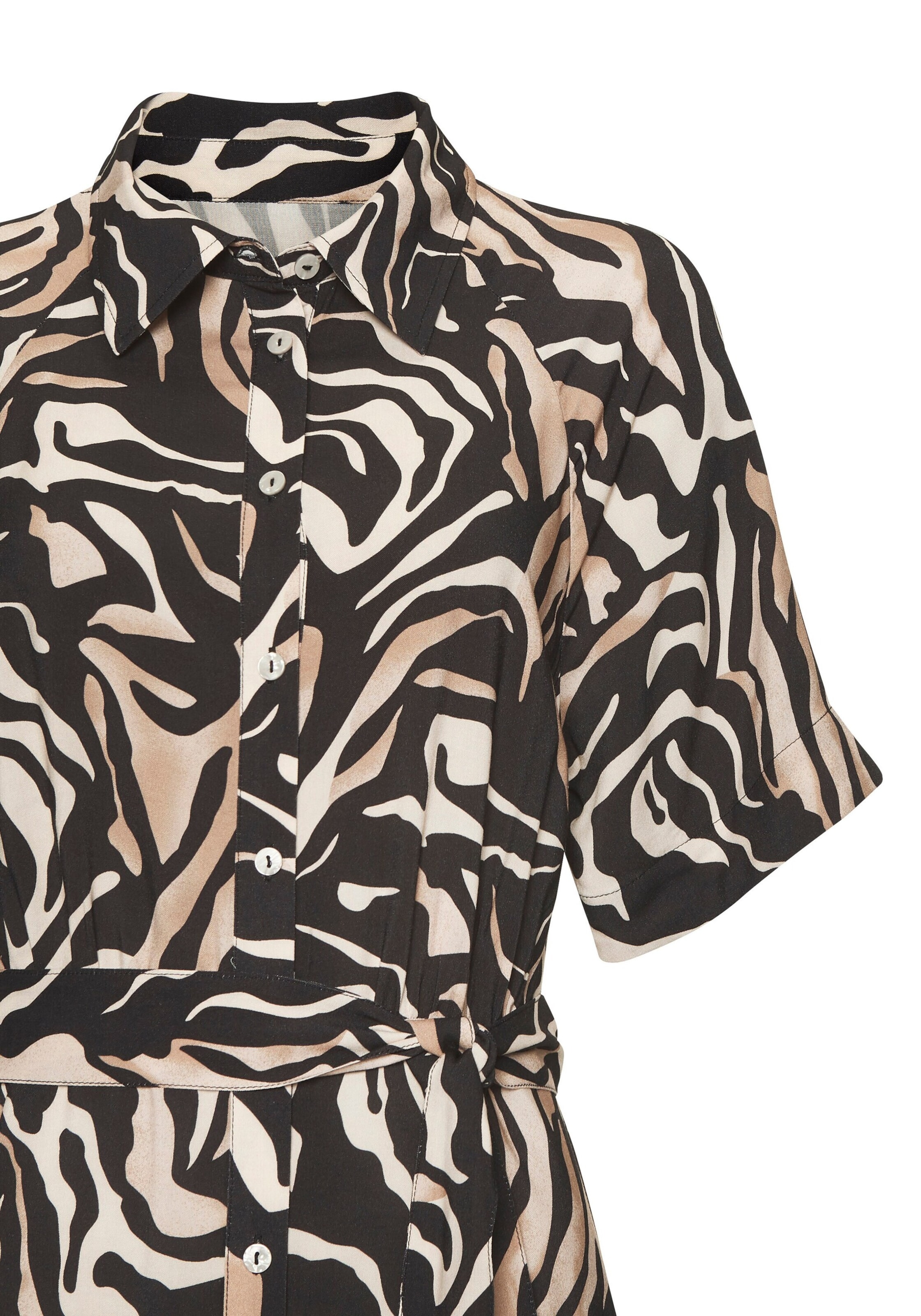 VIVANCE Shirt dress in Brown