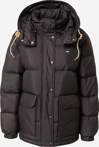 Tommy Jeans Jacke in Schwarz: predná strana