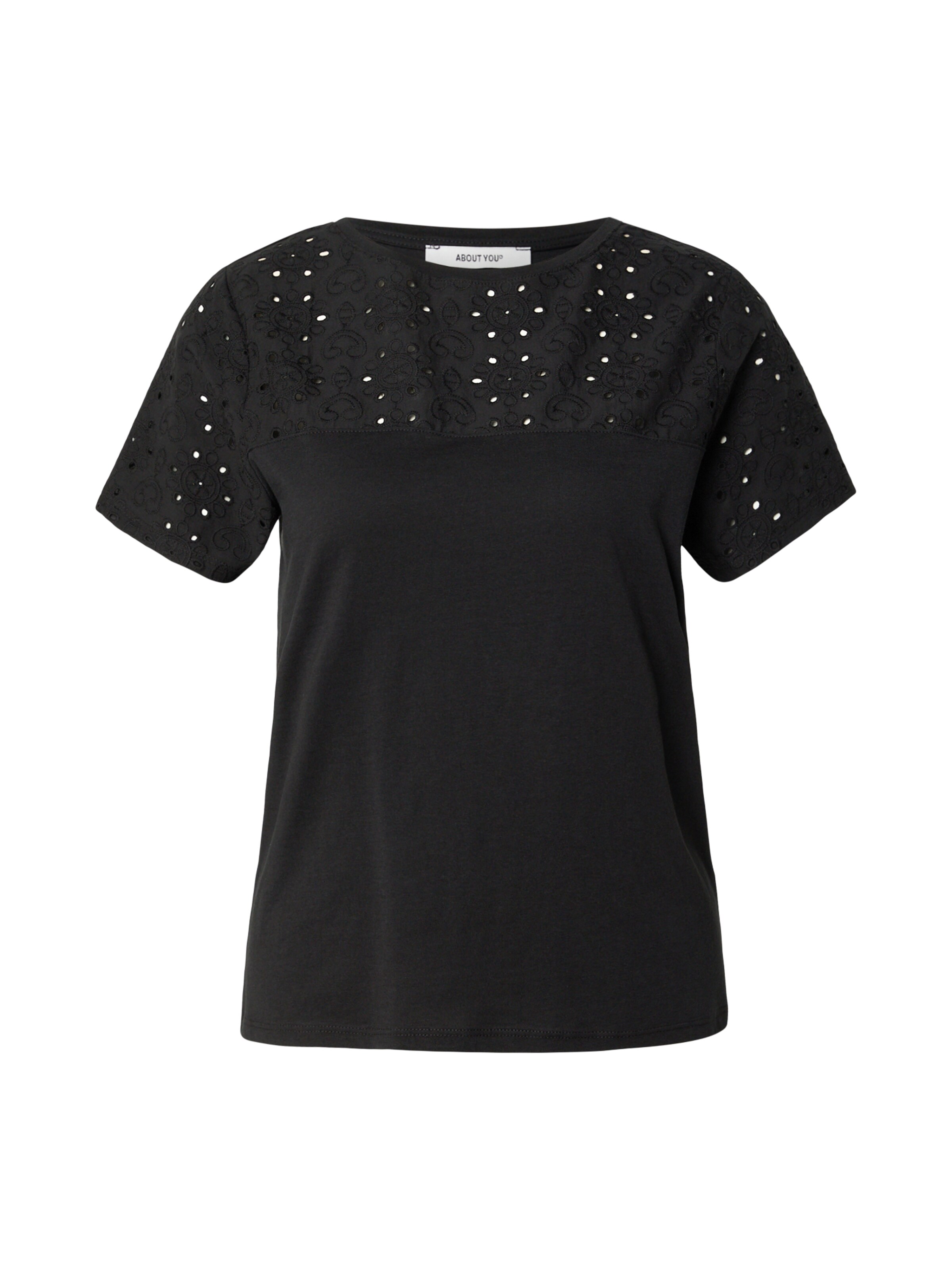 ABOUT YOU Póló 'Carla' - fekete: elől