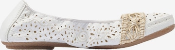 Rieker Ballet Flats in White