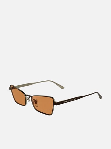 Calvin Klein Zonnebril in Bruin: voorkant
