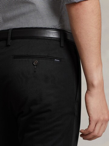 Polo Ralph Lauren Slim fit Chino trousers 'SLFHDNP-FLAT-PANT' in Black