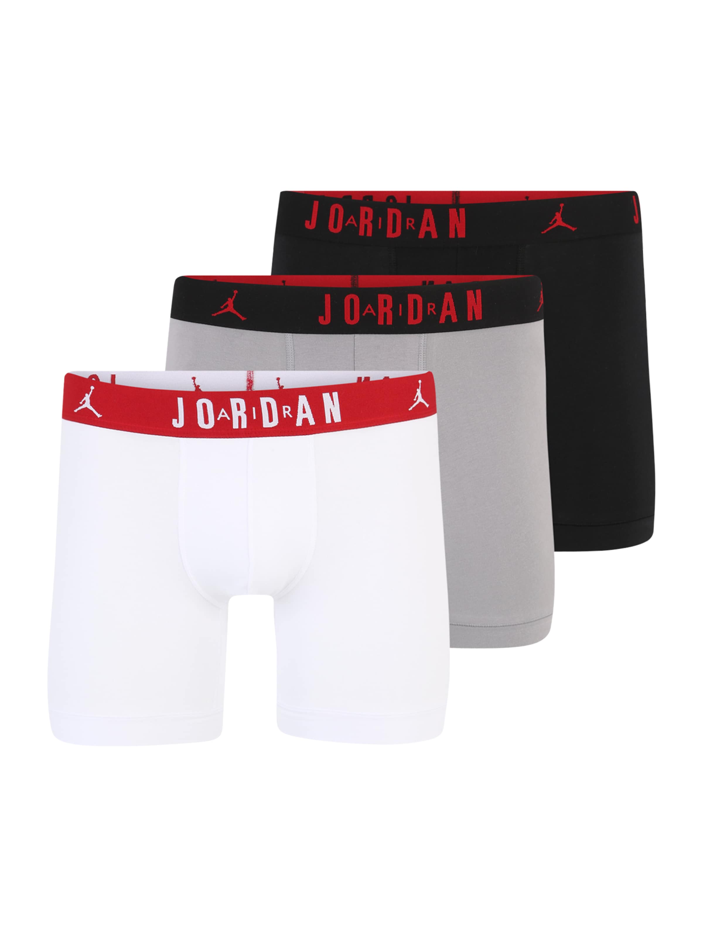 Boxers 'FLIGHT Cotton Core Boxer Briefs' Jordan en gris : devant
