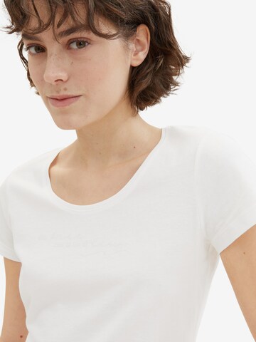 T-shirt TOM TAILOR en blanc