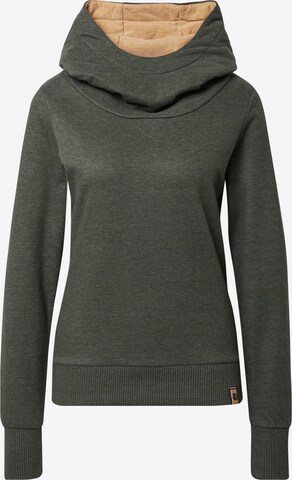 Fli Papigu Sweatshirt 'Deutsche & Albaner' in Green: front